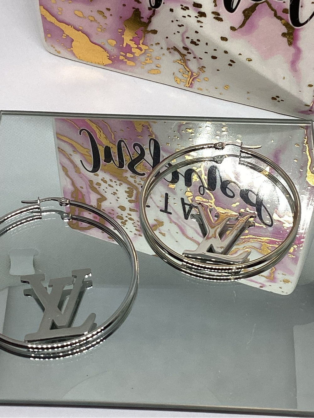 Silver Hoop Earrings